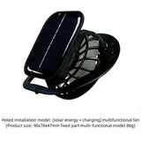 Colitt - Fishing Hat with Built in Fan, 2025 New Hat with Fans Solar Power, Wide Brim Outdoor Fishing -Solar & USB Charging (Style - E)