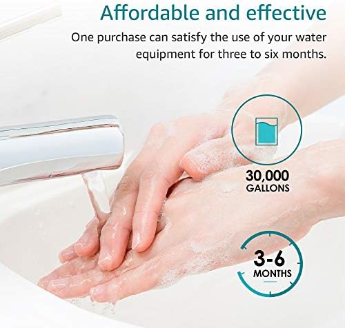 AQUA CREST AP110 Whole House Water Filter, Sediment Filter, 5 Micron, Replacement for 3M® Aqua-Pure AP110, Culligan® P5, APEC, GE FXUSC, Whirlpool®, Any 10" x 2.5" Home Water Filter, Pack of 4