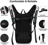Hydration Backpack Pack, Water Backpack 20L Capacities Included 2L Hydration Bladder, Festival Essential - Rave Hydration Pack Hydropack Hydro for Hiking, Running, Biking, Festival Gear