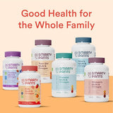 SmartyPants Kids Multivitamin Gummies, Sugar Free: Omega 3 (ALA), Vitamin D3, C, Vitamin B12, B6, A, K & Zinc for Immune Support, Biotin, Erythritol Free, Strawberry Banana, 44 Count (22 Day Supply)