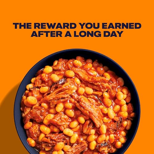 BIGHORN Mountain Food Bourbon BBQ Pulled Pork and Beans - premium freeze dried meals for backpacking food - dehydrated camping food for backpacking meals - 2 Serving