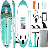 Niphean Inflatable Stand Up Paddle Board with SUP Accessories, Anti-Slip EVA Deck, 10’6’’ Inflatable Paddle Boards for Adults & Youth of All Skill Levels