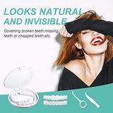 YAFIYGI Snap on Veneers Teeth for Women Small, Dentures with Missing Teeth Clip on Veneers for Men, Snap on Smile Comfort Confident Cover The Imperfect Teeth (3 Pairs)