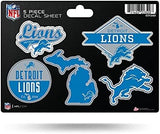Rico Industries NFL 5-Pc Sticker Sheet
