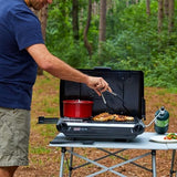 Coleman Tabletop 2-in-1 Camping Grill/Stove, 2-Burner Propane Grill & Stove for Outdoor Cooking with Adjustable Burners & Pressure Regulator, 20,000 BTUs of Power for Camping, Tailgating, Grilling