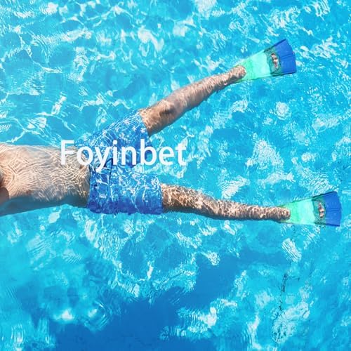 Kids Swim Fins,Short Kids Fins Youth Swimming Flippers for Lap Swimming Training for Children Girls Boys Beginners