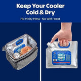 Cooler Shock Reusable Ice Packs for Cooler - Long Lasting Cold Freezer Packs for Coolers and Lunch Boxes - Cooler Ice Packs for Camping Gear, Fishing, Road Trips, Beach Must Haves