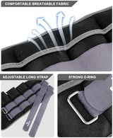 Fragraim Adjustable Ankle Weights 1-3/4/5/6/8/10/12/15/20 LBS Pair with Removable Weight for Jogging, Gymnastics, Aerobics, Physical Therapy