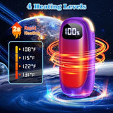 Hand Warmers Rechargeable - 2 Pack Electric Hand Warmers 14000mAh, 16 Hrs Warmth Dual-Sided Heating Max 131℉, 4 Heating Levels Battery Operated Pocket Heater for Raynauds, Hunting, Golf, Camping