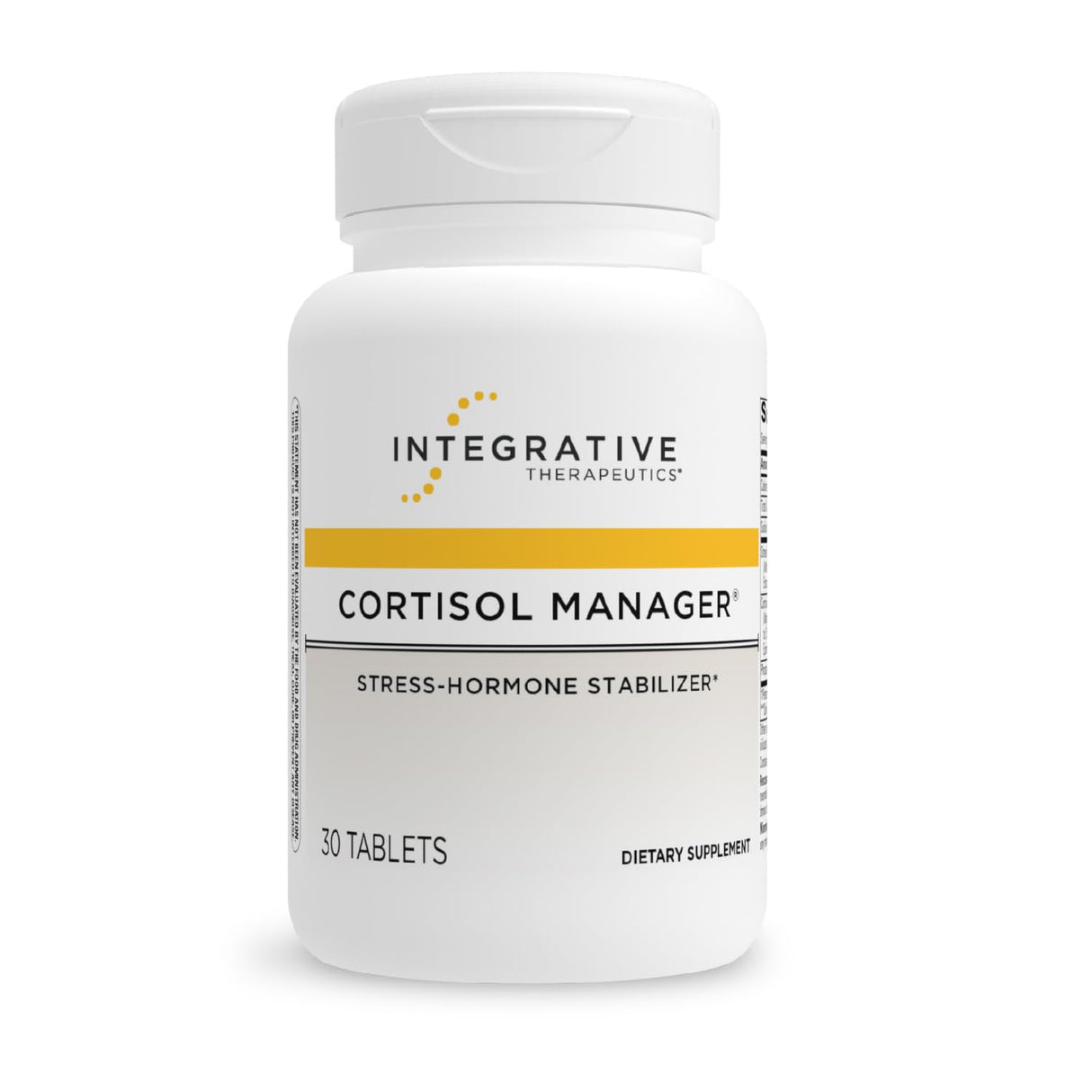 Integrative Therapeutics Cortisol Manager Allergen Free - Adrenal Health Support Supplement for Healthy Stress Response* - Vegan, Dairy-Free & Gluten-Free - 30 Tablets (15 Servings)