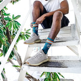 For Bare Feet Youth NFL 4-Stripe Deuce Quarter-Length Socks