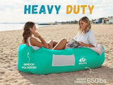 WEKAPO Inflatable Lounger Air Sofa Hammock-Portable,Water Proof& Anti-Air Leaking Design-Ideal Couch for Backyard Beach Traveling Camping Picnics & Music Festivals