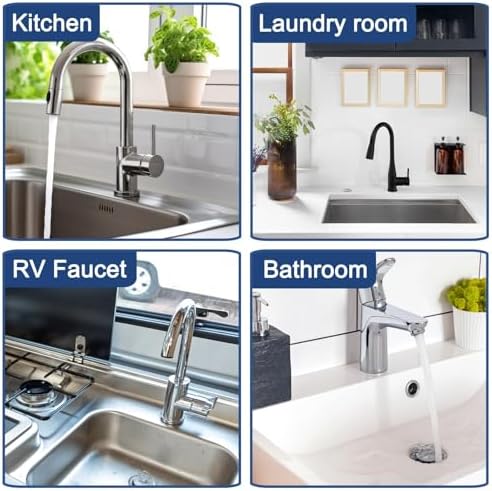 Meiliweser Silicone Faucet Splash Guard Gen 2 - Outlet & Slope Upgraded Faucet Water Catcher Mat - 18” x 5.1” - Sink Sponge Holder for Kitchen, Bathroom(Beige)