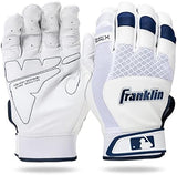 Franklin Sports MLB Baseball Batting Gloves - Shok-Sorb X Batting Gloves for Baseball + Softball - Adult + Youth Padded Non-Sting Batting Glove Pairs - Multiple Colors + Sizes