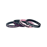 Keep A Breast i love boobies! Mini Bracelet Bundle - Gothic and Licorice