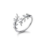 HNMZZPL Adjustable S925 Sterling Silver Ring for Women