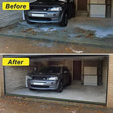 Jin&Bao Universal Garage Door Threshold Seal Strip 20FT Kit, Bottom Waterproof Rubber Weather Stripping Replacement（Blue, 2 Adhesive）