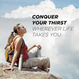 IRON °FLASK Camping & Hiking Hydration Canteens - 3 Lids (Narrow Straw Lid) Leak Proof Vacuum Insulated Stainless Steel - Hot & Cold Double Walled Sports Water Bottle - Cashmere Cream, 24 Oz