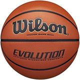 WILSON Evolution Indoor Game Basketballs - Size 5, Size 6 and Size 7