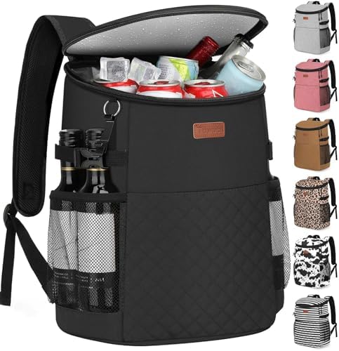 Soft Cooler Backpack 30 Cans/45 Cans, Backpack Coolers Insulated Leak Proof Thermal Lunch Backpack for Men Work Small Cooler Bag Beach Travel Picnic Drink Beverage Beer