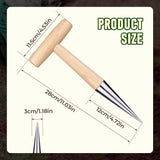 Plant Hole Digger for Planting, Bulb Planting Tool, Handheld Digger, Garden Seed Planting Tool, Garden Seed Dispenser, For Planting Tulip Daffodil Saffron Vegetable Seeds, Easy to Drill Holes (1 PC)