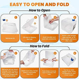 Collapsible Water Container with Spigot, BPA Free, Food Safe Camping Water Storage Cube Jug for Outdoor Hiking Hurricane & Emergency Survival Kit, Portable Foldable Canteen