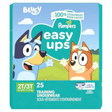 Pampers Training Pants - Easy Ups Boys & Girls Bluey - Size 2T-3T, 140 Count, Children's Potty Underwear (Packaging May Vary)