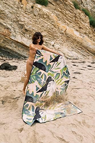 Nomadix Festival Blanket - Perfect for Picnics, Camping, & Lawn Seating - Plush Top & Water Resistant Base - Made with Post Consumer Recycled Materials - 60x70 (Stripes Retro)
