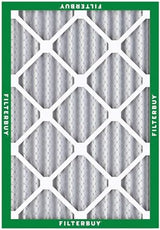 Filterbuy 18x24x2 Air Filter MERV 8 Dust Defense (12-Pack), Pleated HVAC AC Furnace Air Filters Replacement (Actual Size: 17.38 x 23.38 x 1.75 Inches)