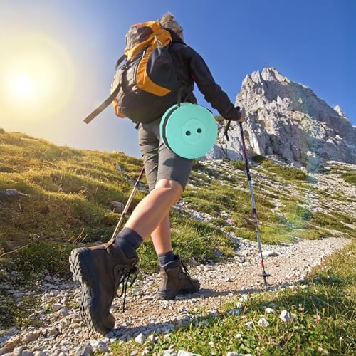 Collapsible Stool Thickened, Portable Foldable Chair, Retractable Stool for Fishing, Portable stools for Adults Hiking Tours, BBQ, Parties, Camping Stools Outdoor Activities