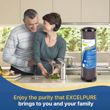 1 Micron 10" x 2.5" Whole House CTO Carbon Water Filter Cartridge Replacement for Home Countertop System, Dupont WFPFC8002, WFPFC9001, FXWTC, SCWH-5, WHEF-WHWC, WHCF-WHWC, CTO10, T01, 4PACK