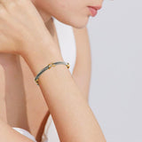 Twisted Cable Bracelets for Women Adjustable 5mm Thin Stainless Steel Cuff Bangle Designer Inspired david+yurman bracelet Christmas Day Gifts (C Silver & Gold)