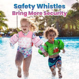 HeySplash Swim Vest for Kids, Toddler Pool Floaties Fit 20-50/70 Lbs, Children Swimming Vest with Adjustable Strap, Swim Jacket Water Wing Arm Float, Puddle Sea Beach Boat Jumper Boy Girl Baby