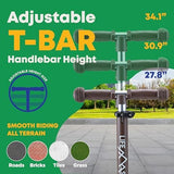 Kids Scooter – Children and Toddler 3 Wheel Kick Scooter – LED Wheel Lights Illuminate When Rolling– Adjustable Handlebar – Indoor and Outdoor