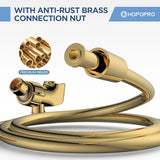 6-Mode High Pressure Handheld Shower Head Set, Consumer Reports Recommended HOPOPRO High Flow Hand Held Showerhead with 59 Inch Hose Bracket Teflon Tape Rubber Washers