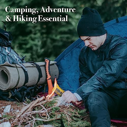 Fire Starter for Indoor and Outdoor Use - Quick Ignition Logs for BBQ, Fireplace, Fire Pit and Campfires (24 Pack) -Starters for Campfires