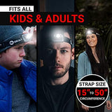 GearLight USB Rechargeable Headlamp Flashlight - S500 Running, Camping, and Outdoor LED Headlight Camping Headlamps - Head Lamp Light for Adults, Kids, Emergency Gear [2 Pack]