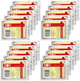 Ever Ready First Aid Mylar Rescue Blanket, Large Silver Thermal Sheet for Emergency and Survival, 54” x 84” – 20 Count