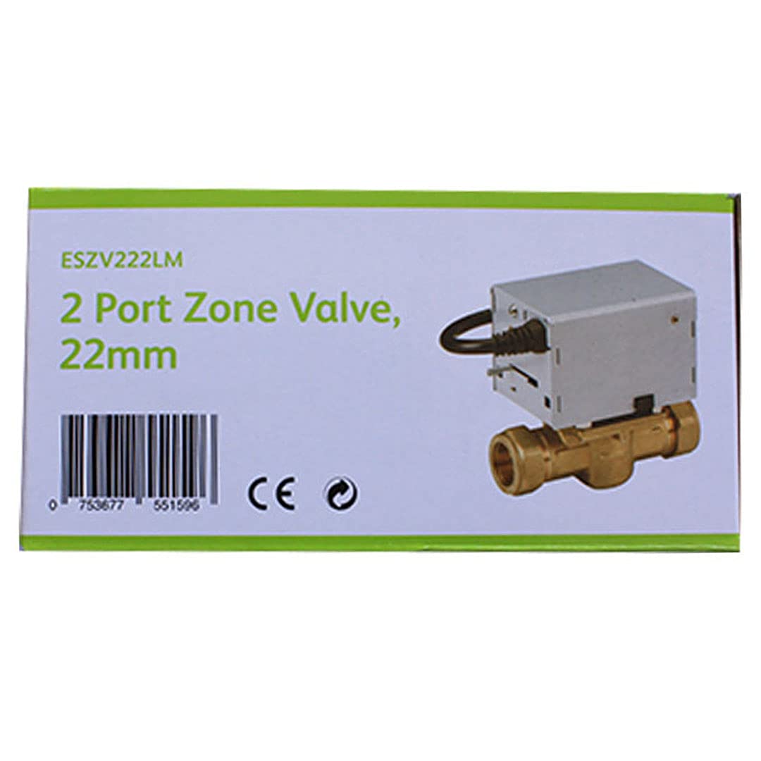 ESi - 2 Port 22mm Motorised Zone Valve (Replaces V4043H1056) ESZV222L by ESI