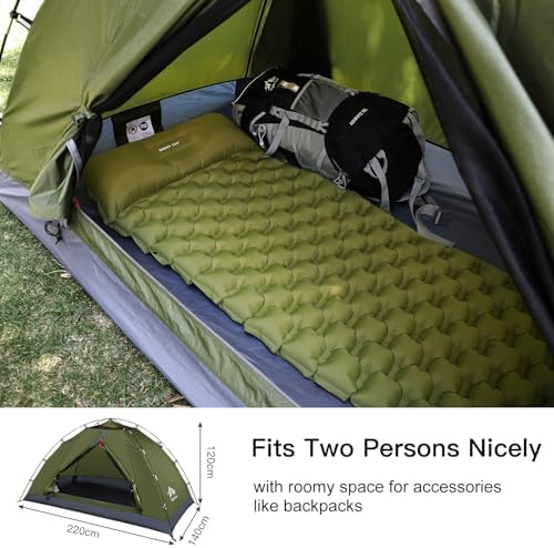 Night Cat Upgraded Backpacking Tents 1 2 Persons Easy Clip Setup Camping Tent Adults Scouts Heavy Rainproof Compact Lightweight