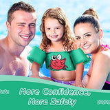 MoKo Toddler Swim Vest for Kids, 20-66 lbs, Arm Floaties with Adjustable Straps, Nylon Material, Swim Vest for Toddlers Learning to Swim