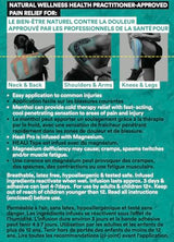 Heali Kinesiology Tape with Magnesium and Menthol, 20 Pcs Precut Strips, K Tape Roll, Knees, Physical Therapy Sports Tape for Muscle and Joint Pain Relief, Water Resistant, Pink Splatter