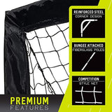Franklin Sports Blackhawk Backyard Soccer Goal - Portable Pop Up Soccer Nets - Youth + Adult Folding Indoor + Outdoor Goals - Multiple Sizes + Colors - Perfect for Games + Practice