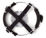 Pyramex Ridgeline Cap Style Hard Hat, Vented, 4-Point Ratchet Suspension, White