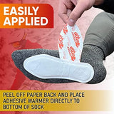 Insole Foot Warmers - Up to 10 Hours of Heat, Easily Apply with Adhesive - Ultra Thin, Easy, All Natural - Air Activated, Odorless Hot Insole Warmers - Sport Temp