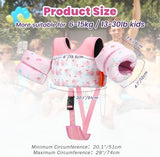 HeySplash Toddler Swim Vest, Toddler Floaties Fit 13-30 Lbs, Puddle Kids Jumper with Adjustable Strap, Pool Float Jacket Arm Floaties Baby Floatie Water Wing, Pool Sea Swimming Aid