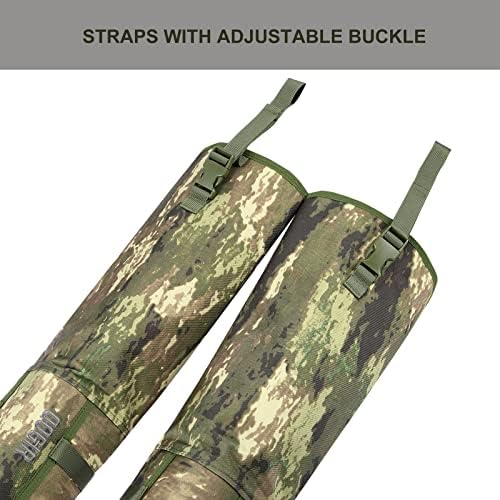 skiguard Snake Gaiter Chaps for Hunting: Snake Bite Protection for Ankle to Thigh Snake Chap, Waterproof Snake Gaiter for Men