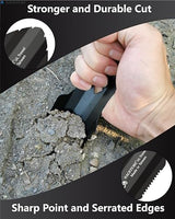 NACETURE Ultralight Backpacking Trowel Aluminum Shovel Small Potty Multitool with Longer Handle Design Essential for Hiking, Camping and Survival Bags(Black 1 Pack)