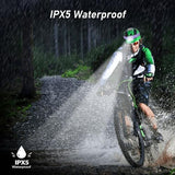 Headlamp Flashlight, 2-Pack Super Bright LED Rechargeable Headlight - Spotlight&Floodlight Combination, Sensor Control, 8 Modes,IPX5 Waterproof, 20+Hrs Runtime for Camping-Purple