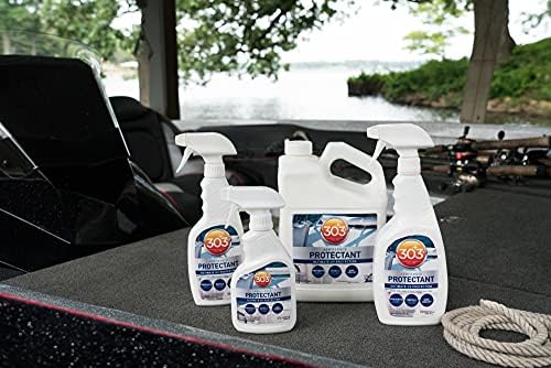 303 Products Marine Aerospace Protectant Spray – UV Protection, Repels Dust, Dirt, & Staining, Matte Finish, Restores Like-New Appearance, Outdoor Patio & Boat Cleaning Supplies 1 Gallon